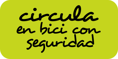 Botón Curso Circular en bici con seguridad